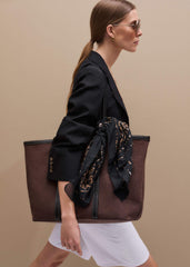 Brown Reversible Tote