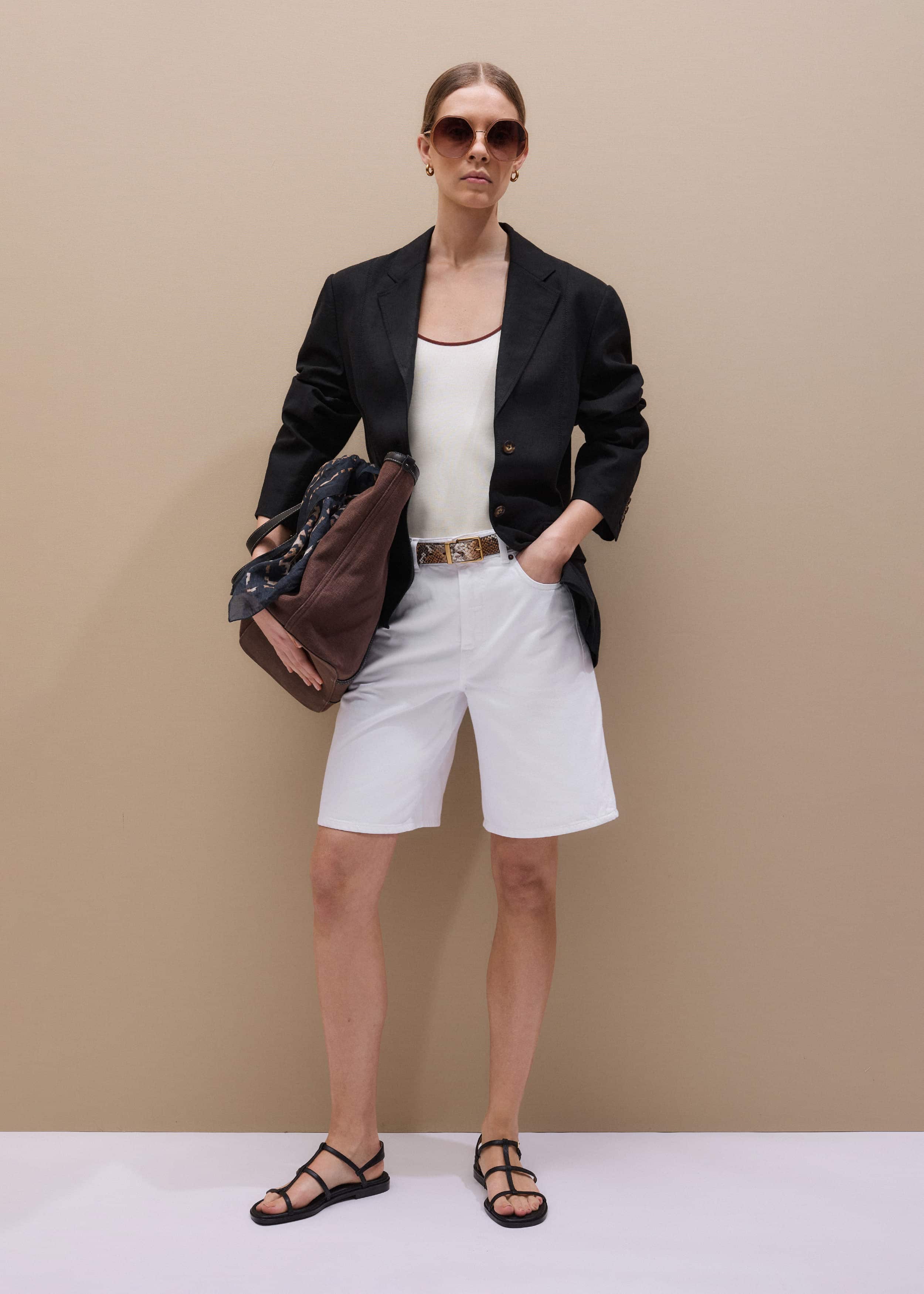 Brown Reversible Tote