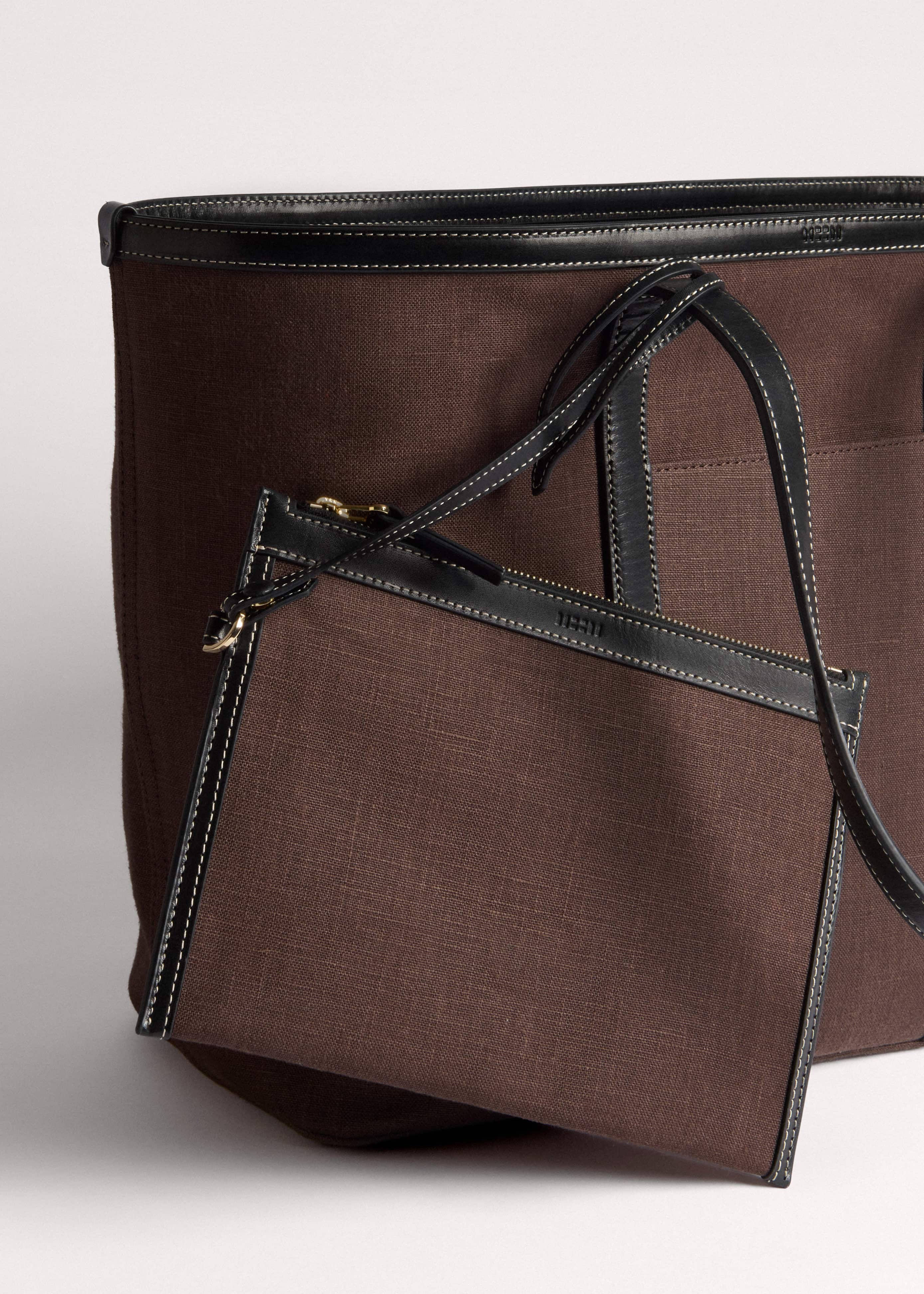 Brown Reversible Tote