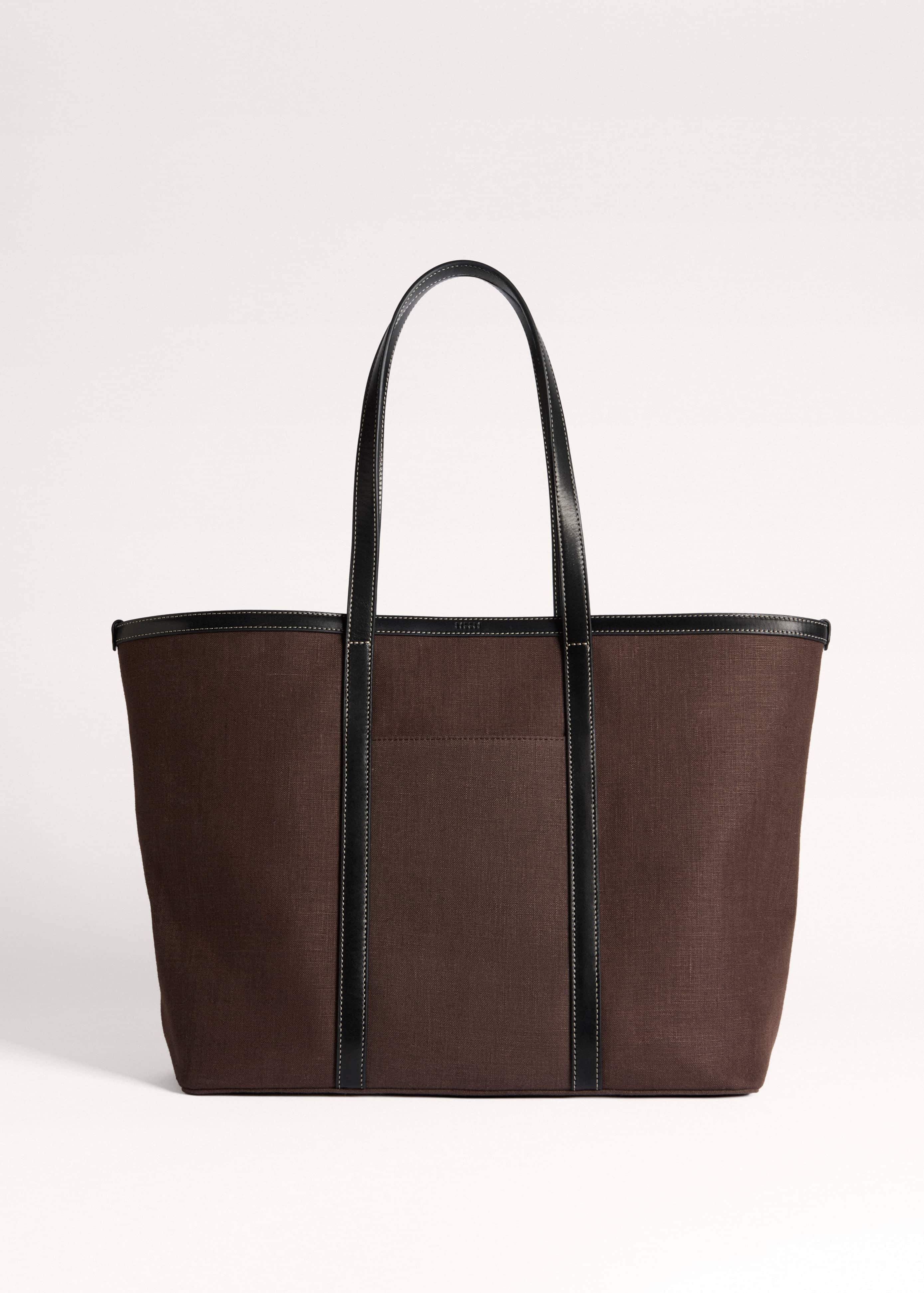Brown Reversible Tote