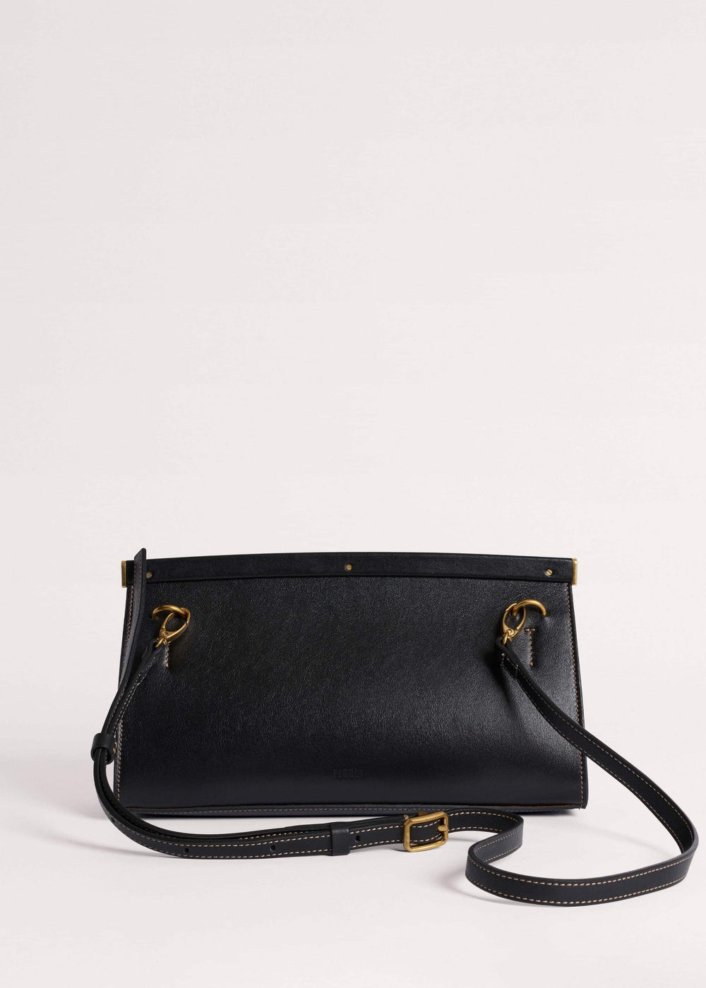 Black Tailored Clutch Bag
