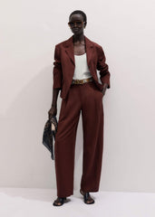Cinnamon Brown Icon Oversized Blazer Suit