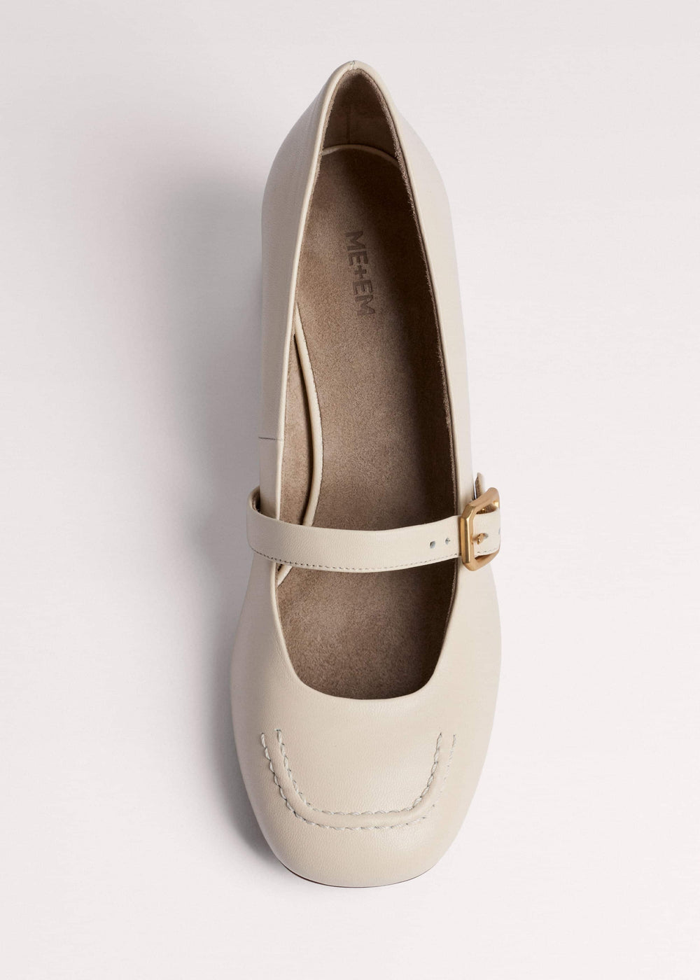 Cream Classic Mary Jane Heel