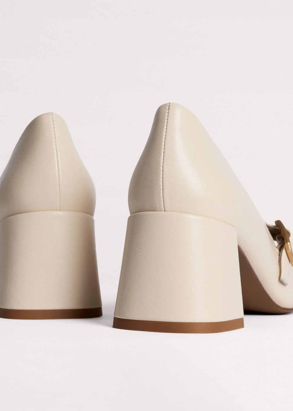 Cream Classic Mary Jane Heel
