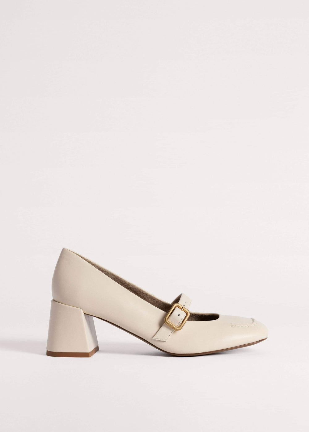 Cream Classic Mary Jane Heel