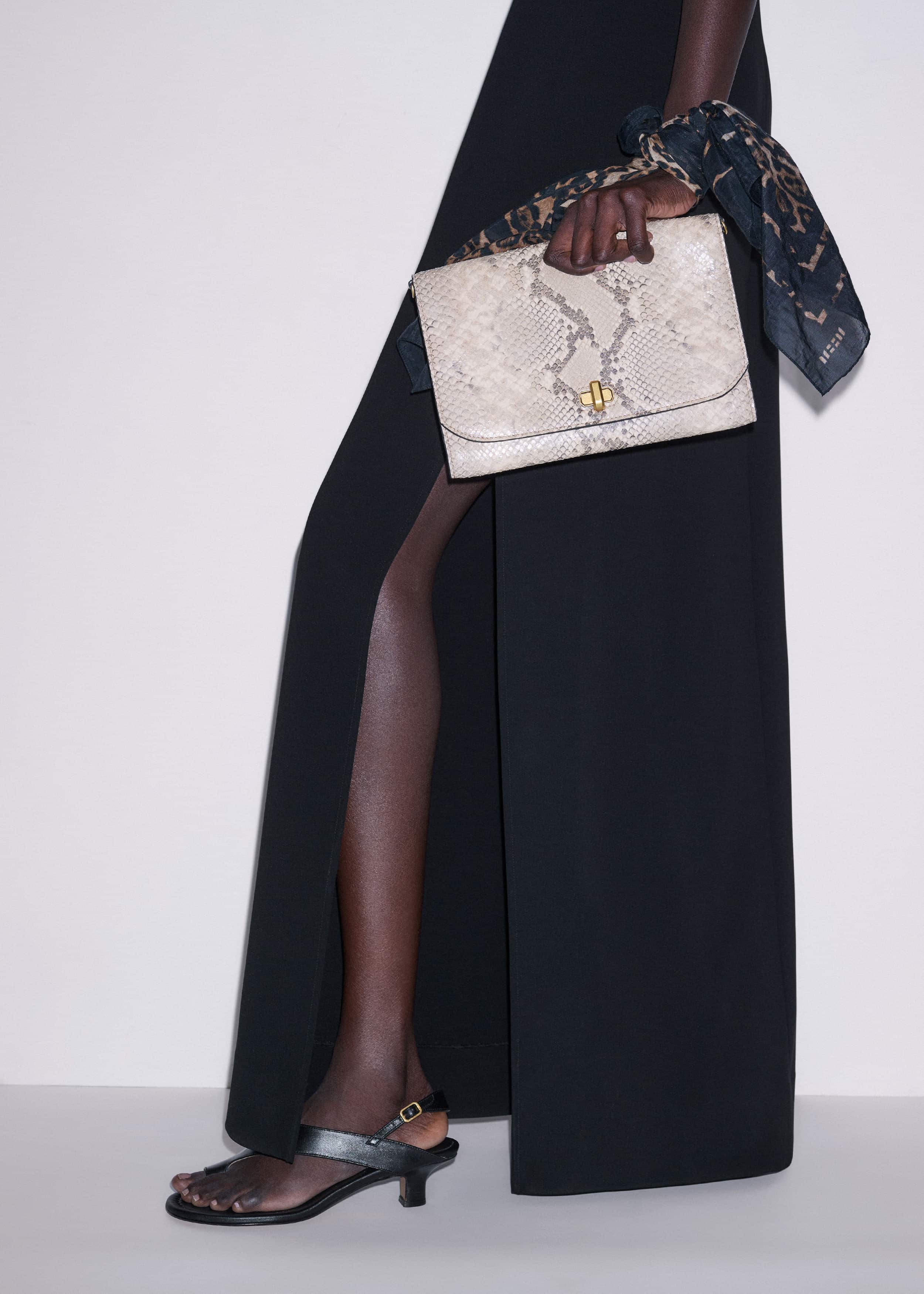 Black Asymmetric Heel