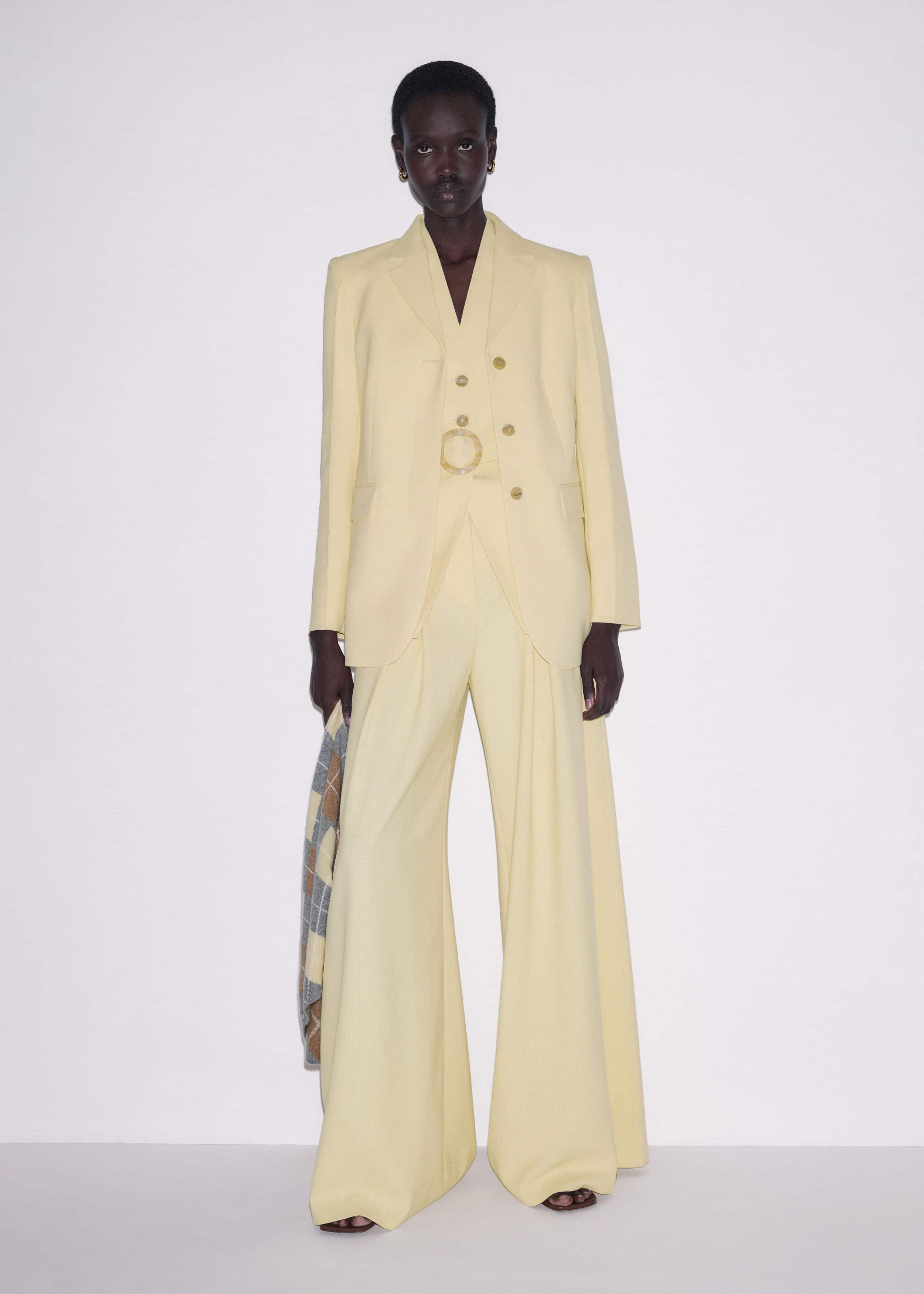 Yellow Longline Vest