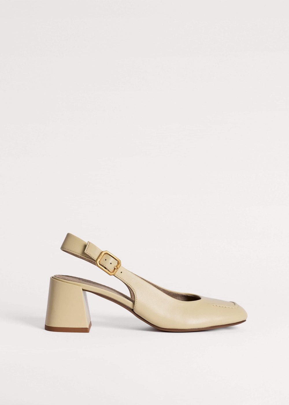 Cream Occasion Slingback Heel