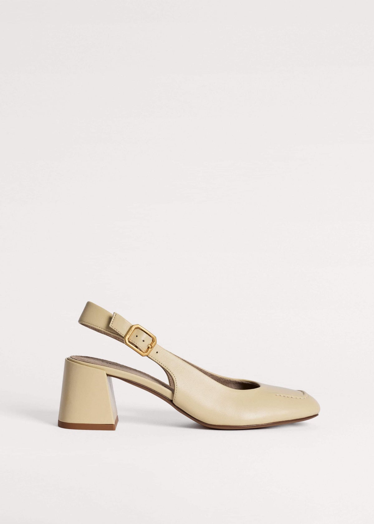 Cream Occasion Slingback Heel