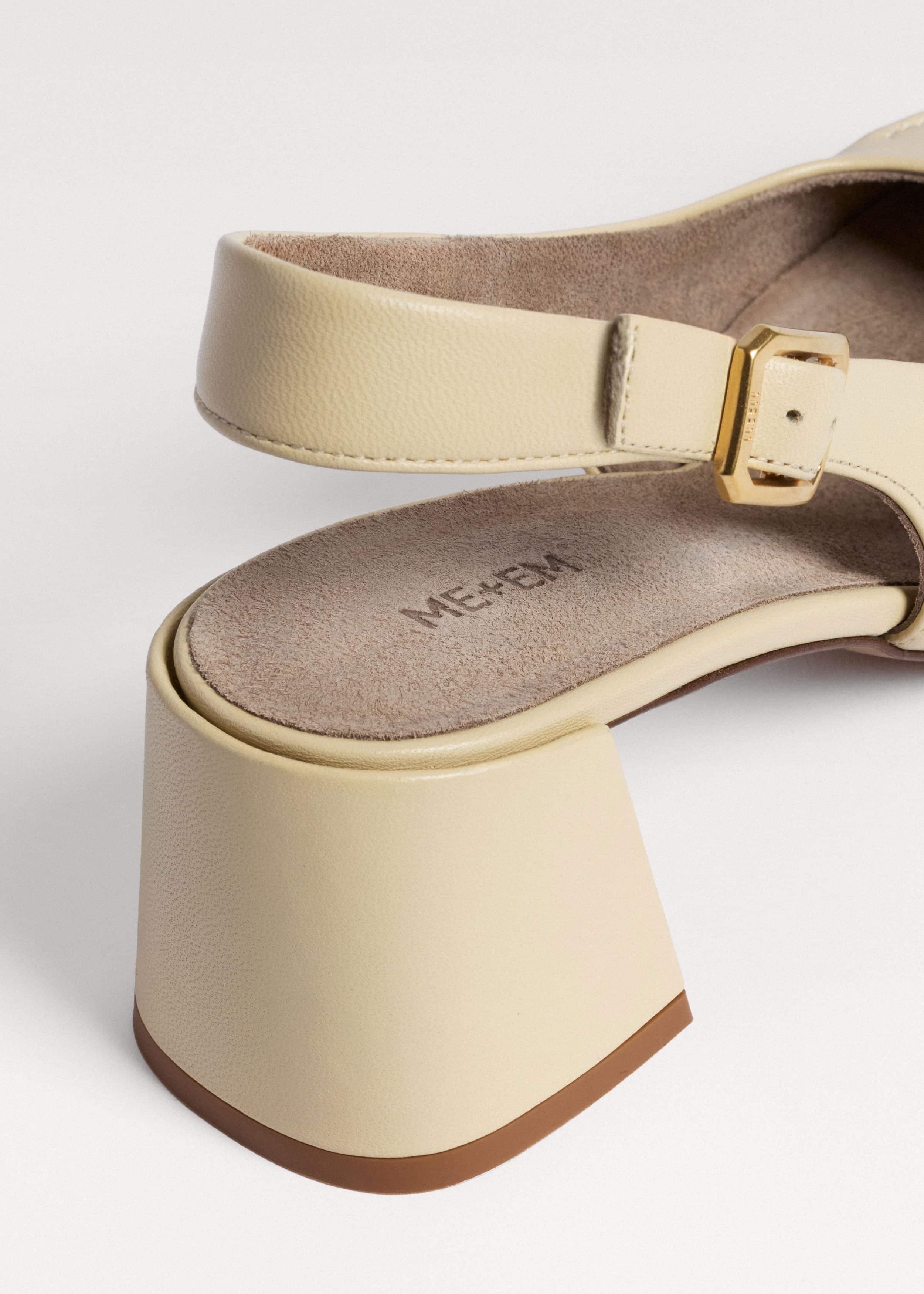 Cream Occasion Slingback Heel