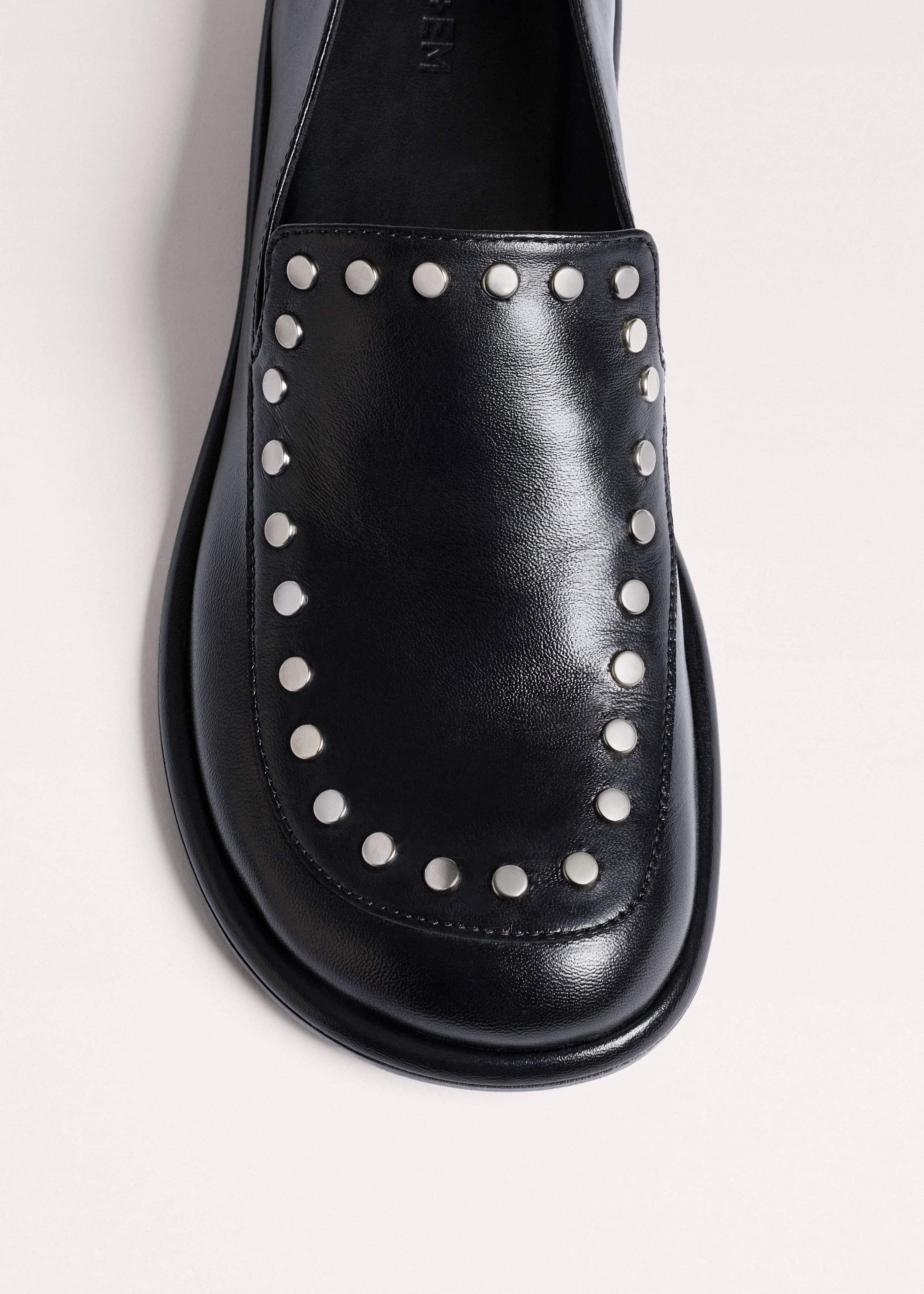 Black Stud Travel Loafer
