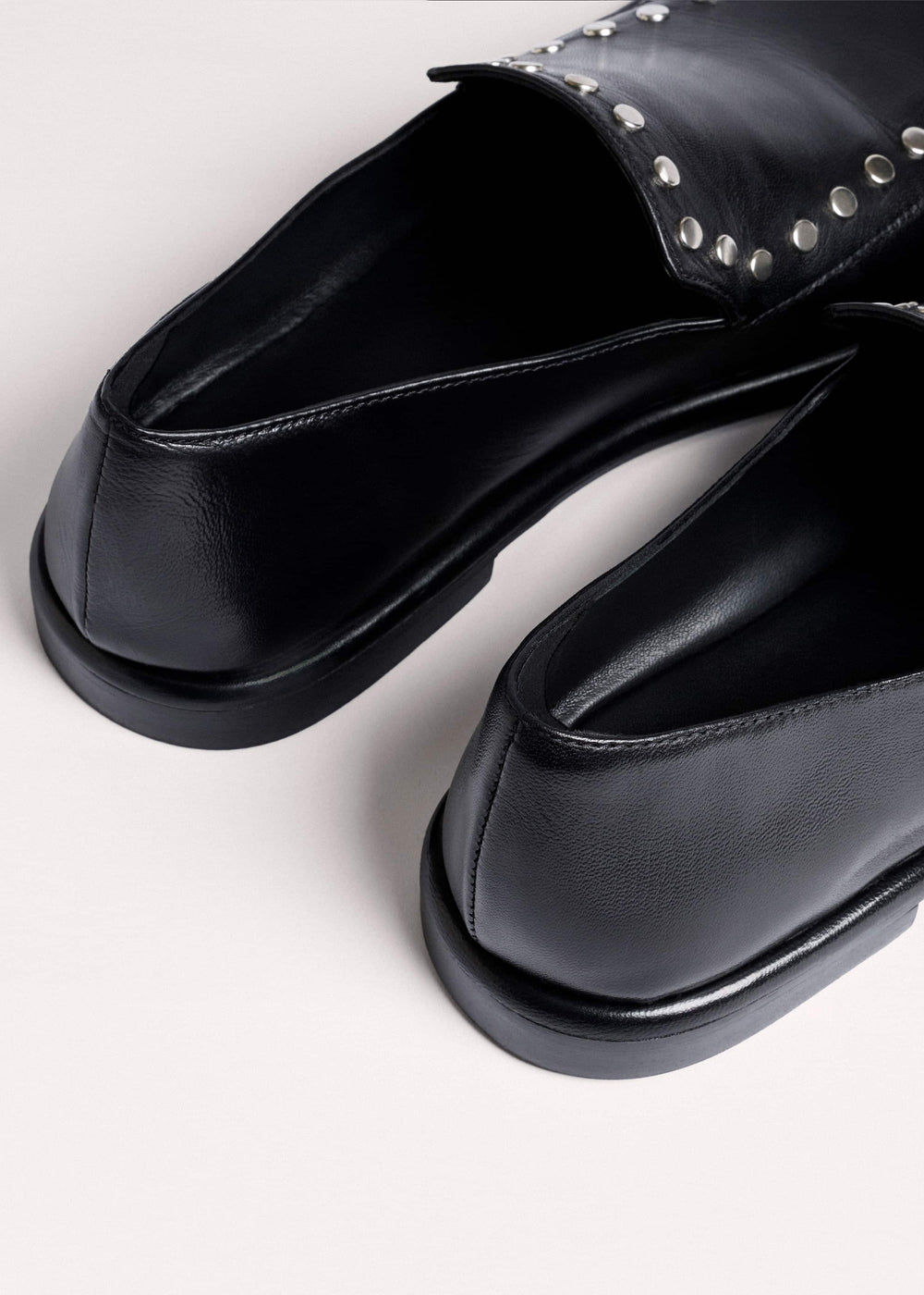 Black Stud Travel Loafer