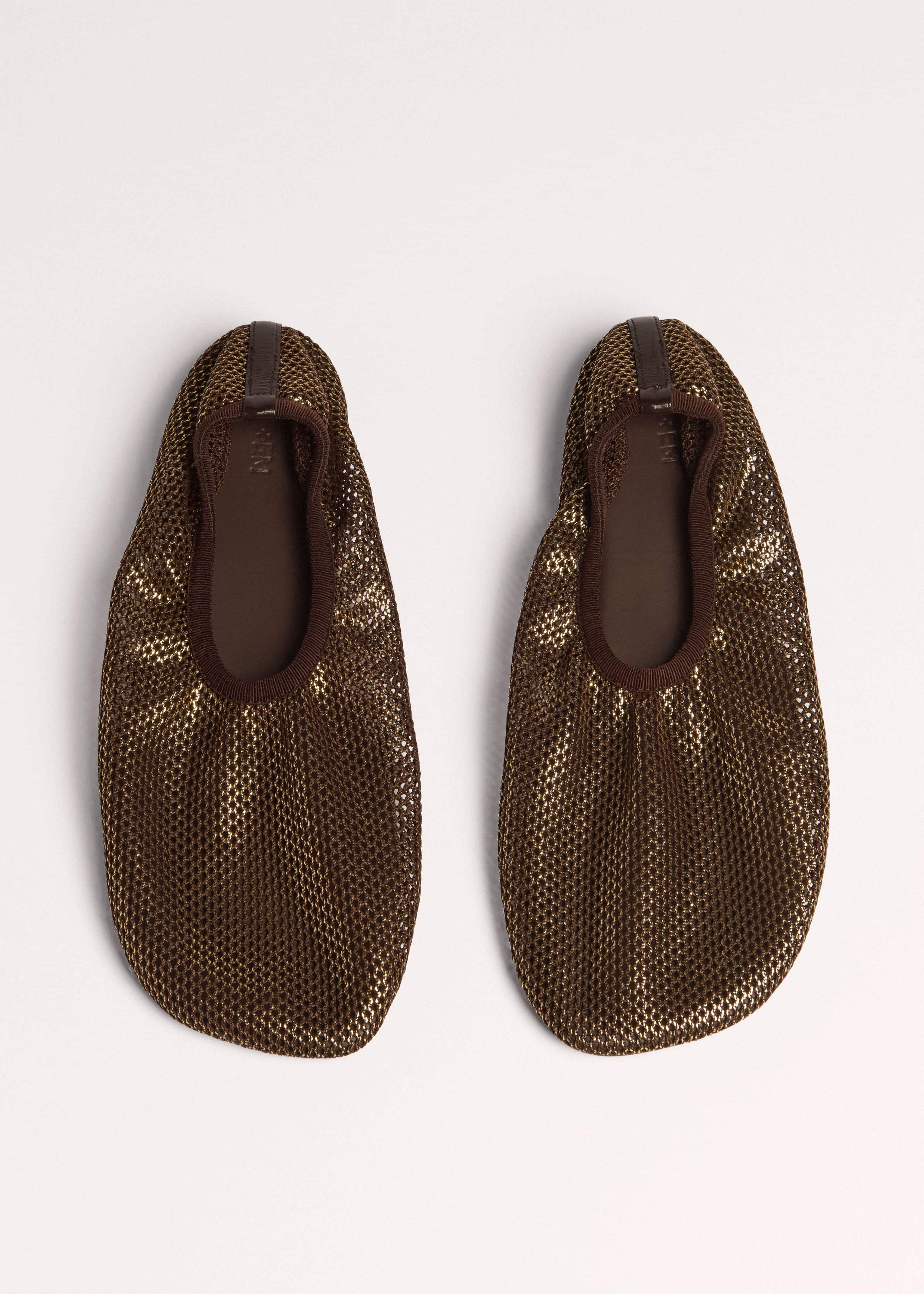 Gold Asymmetric Slipper