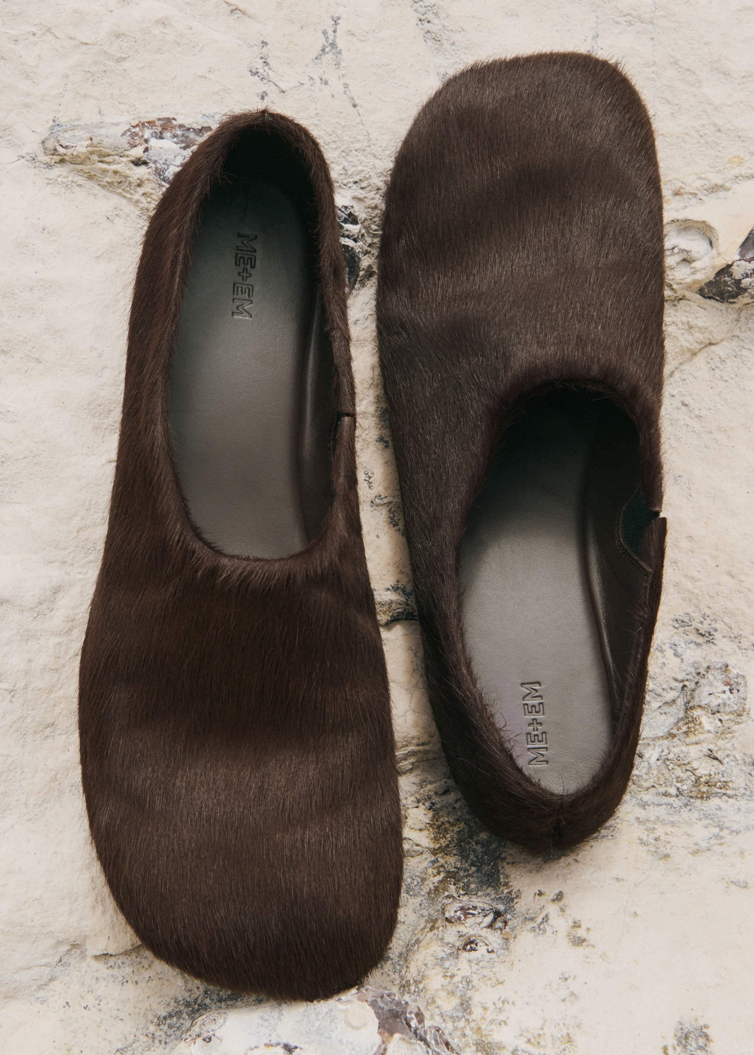 Brown Asymmetric Slipper