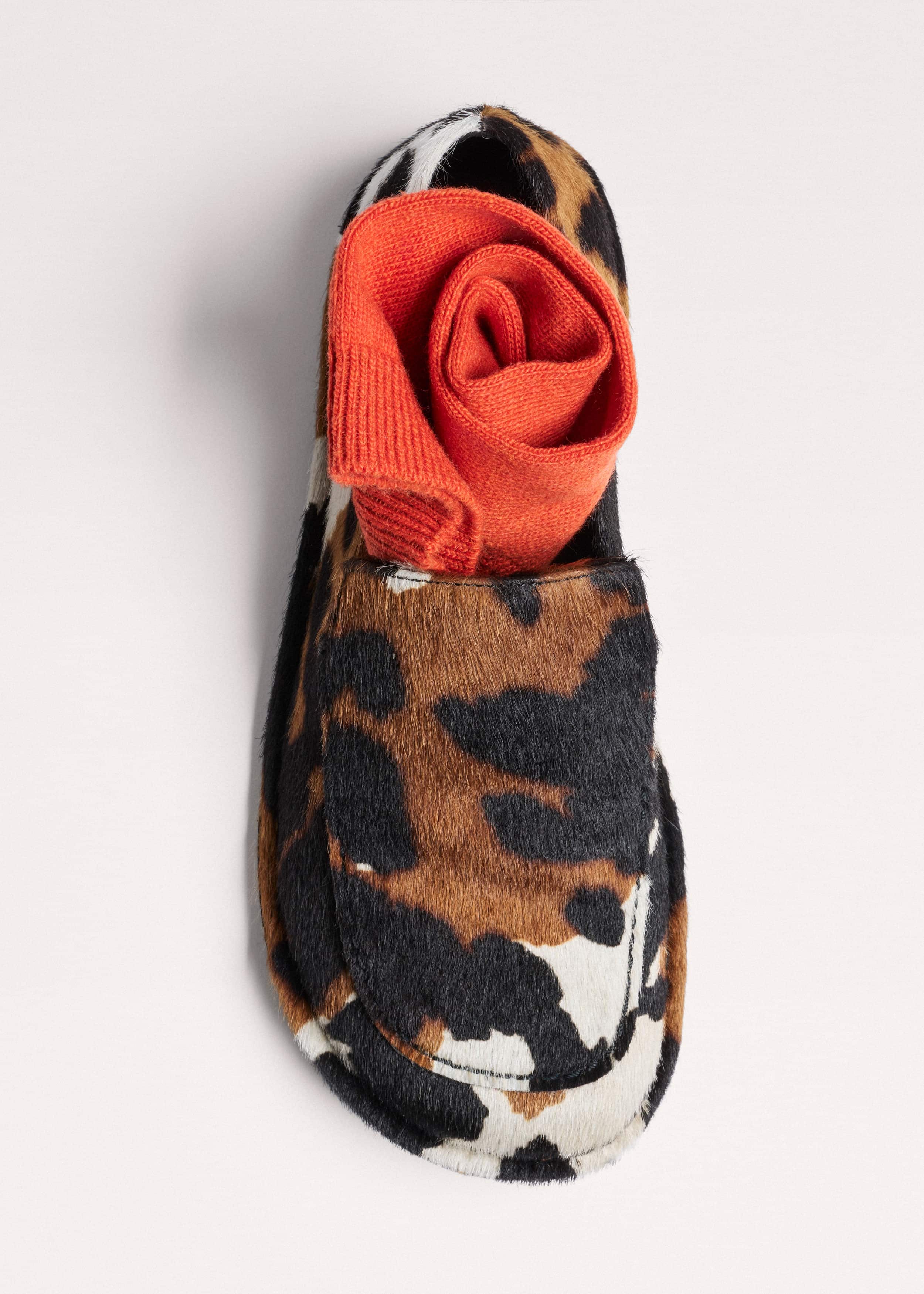 Brown Cow Print Travel Loafer