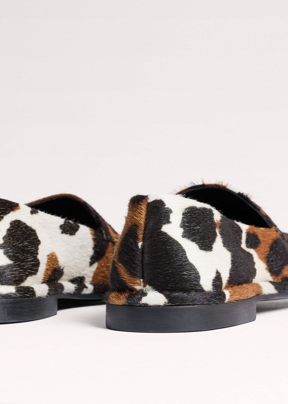 Brown Cow Print Travel Loafer