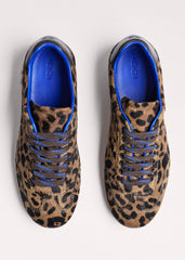 Brown Leopard Print Retro Runner