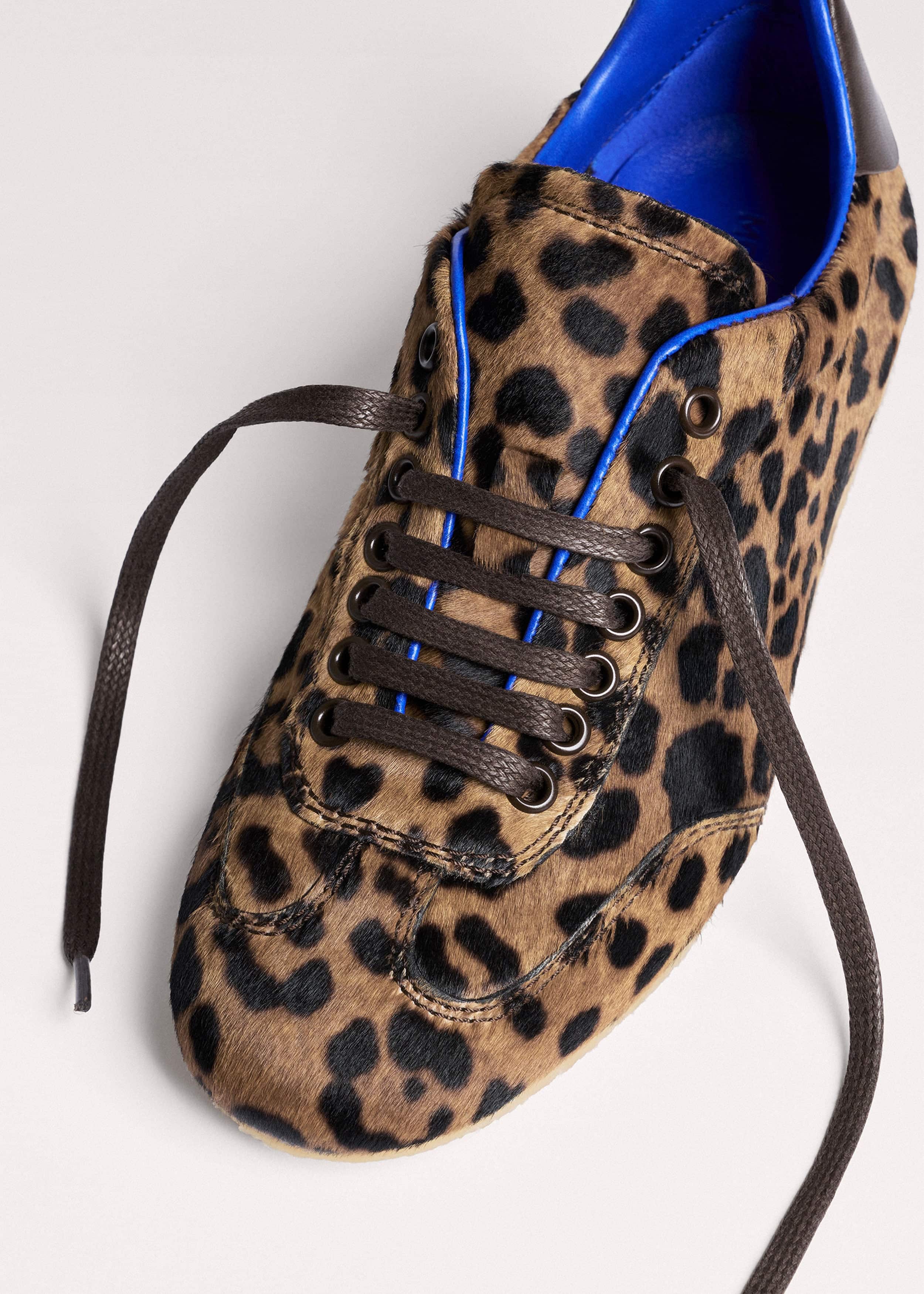 Brown Leopard Print Retro Runner