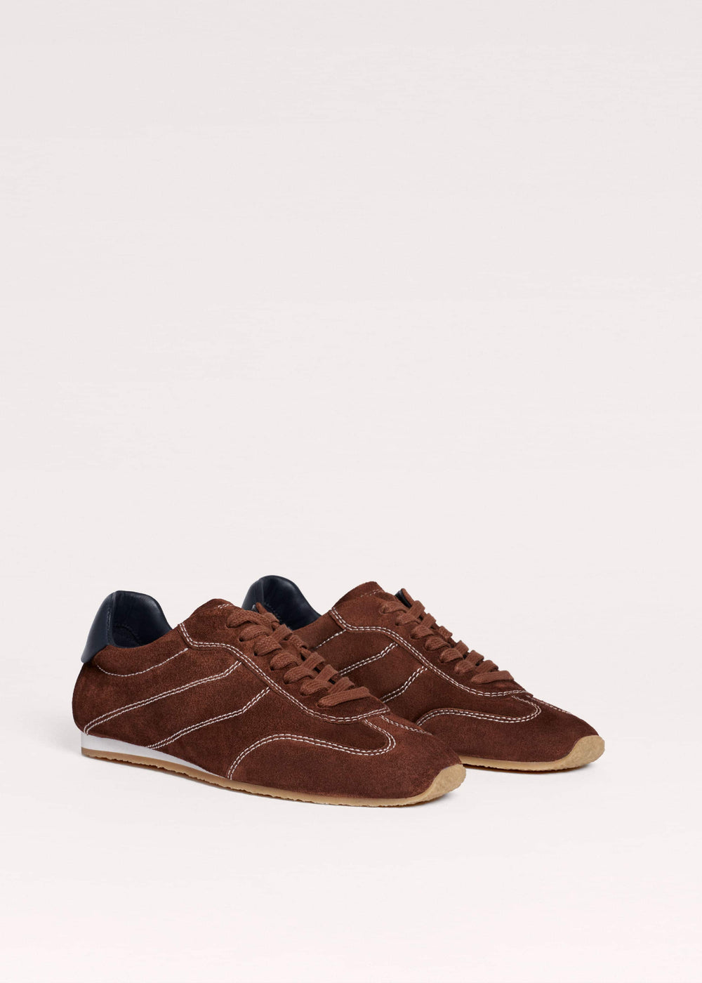 Brown Retro Runner Sneaker