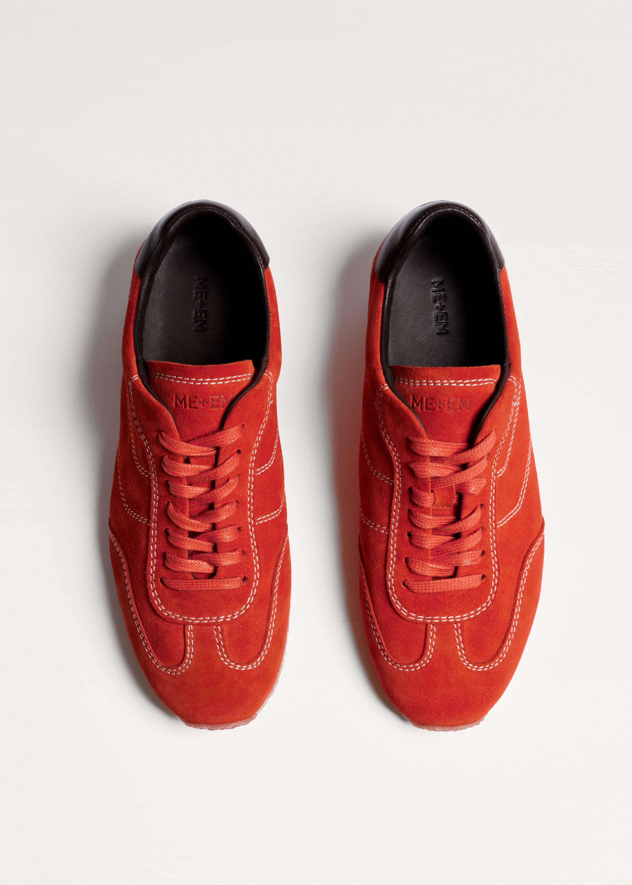 Orange Retro Runner Sneaker