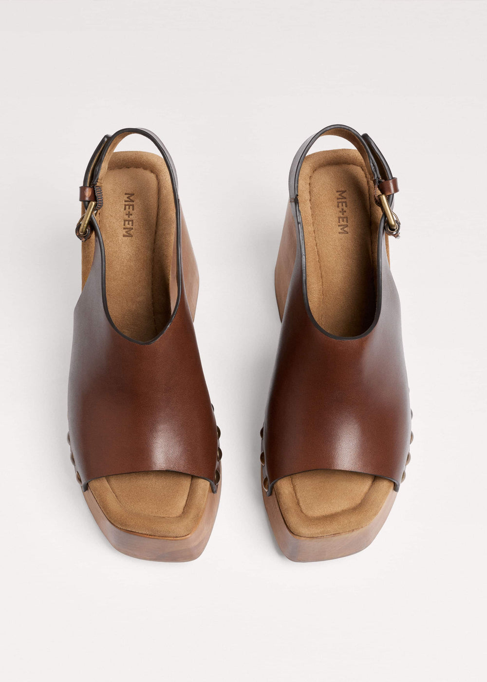 Dark Brown High Front Clog