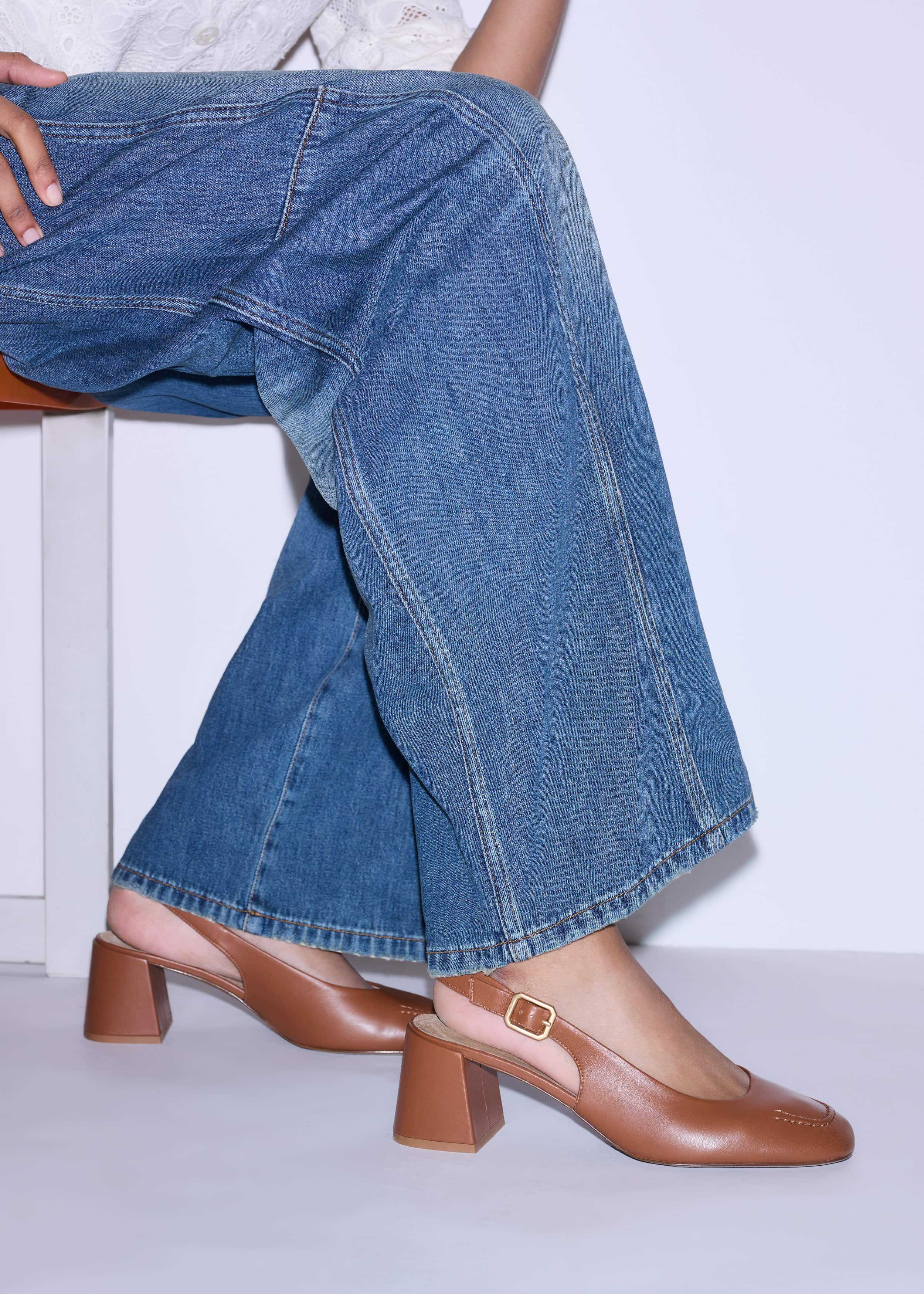 Brown Occasion Slingback