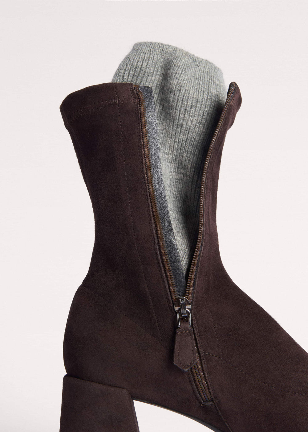 Brown Ankle Stretch Boot