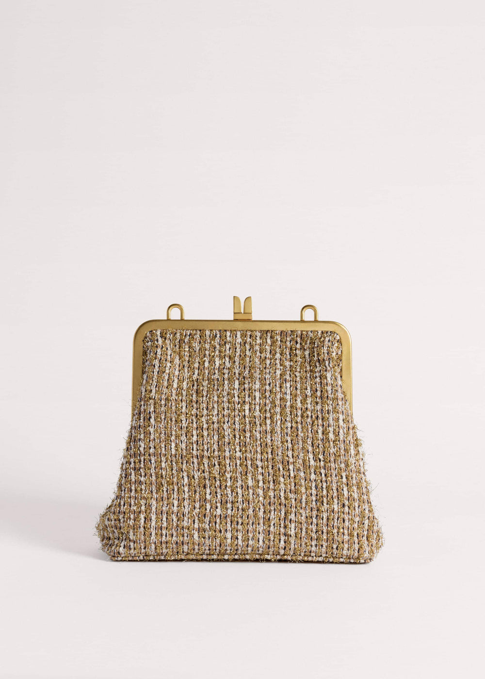 Gold Tweed AM-PM Crossbody Bag