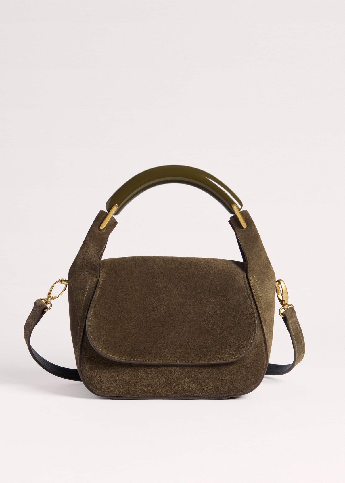 Green Mini Resin Handle Bag