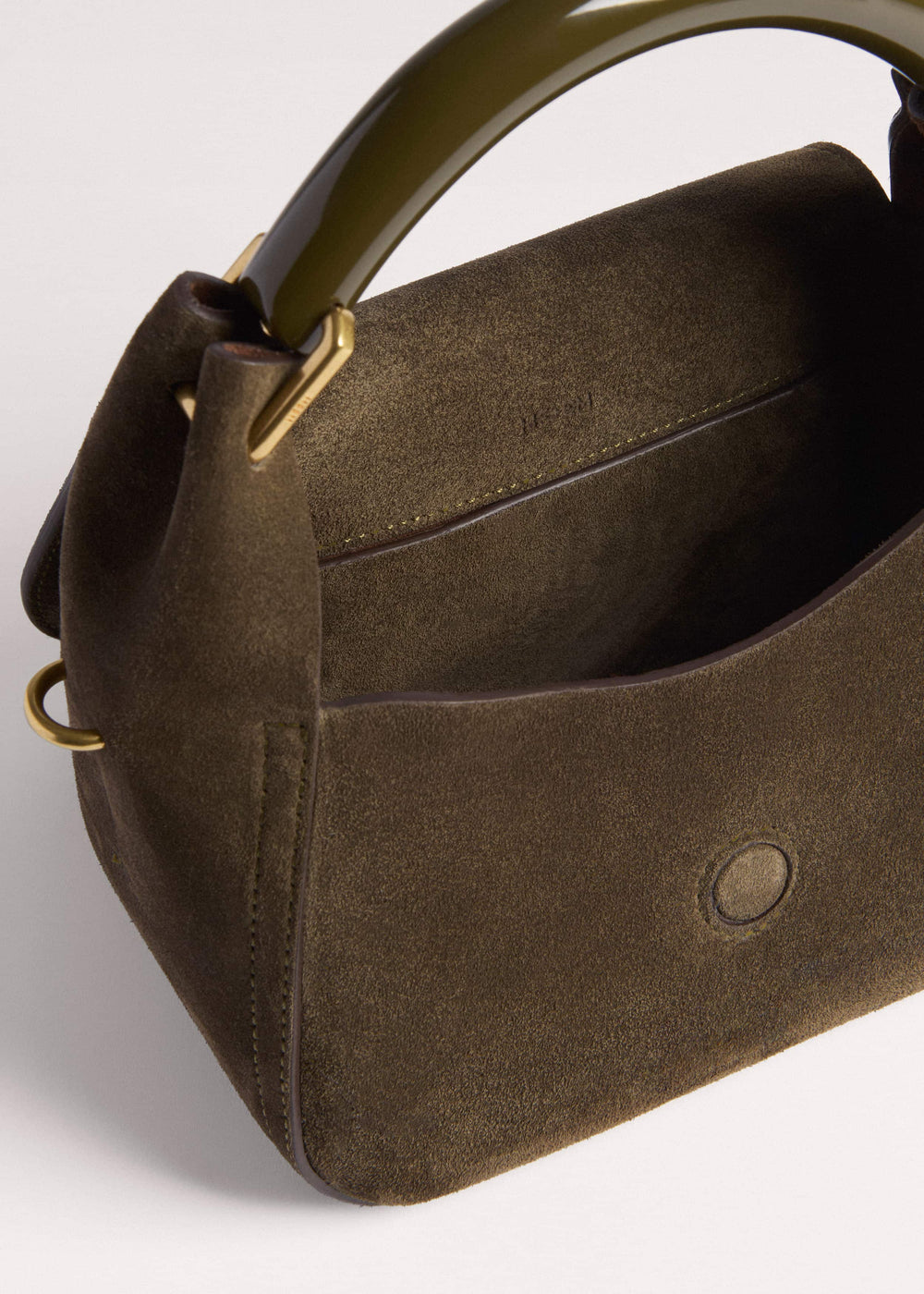 Green Mini Resin Handle Bag