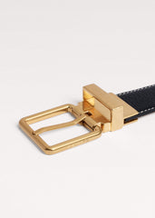 Black + Tan Reversible Belt