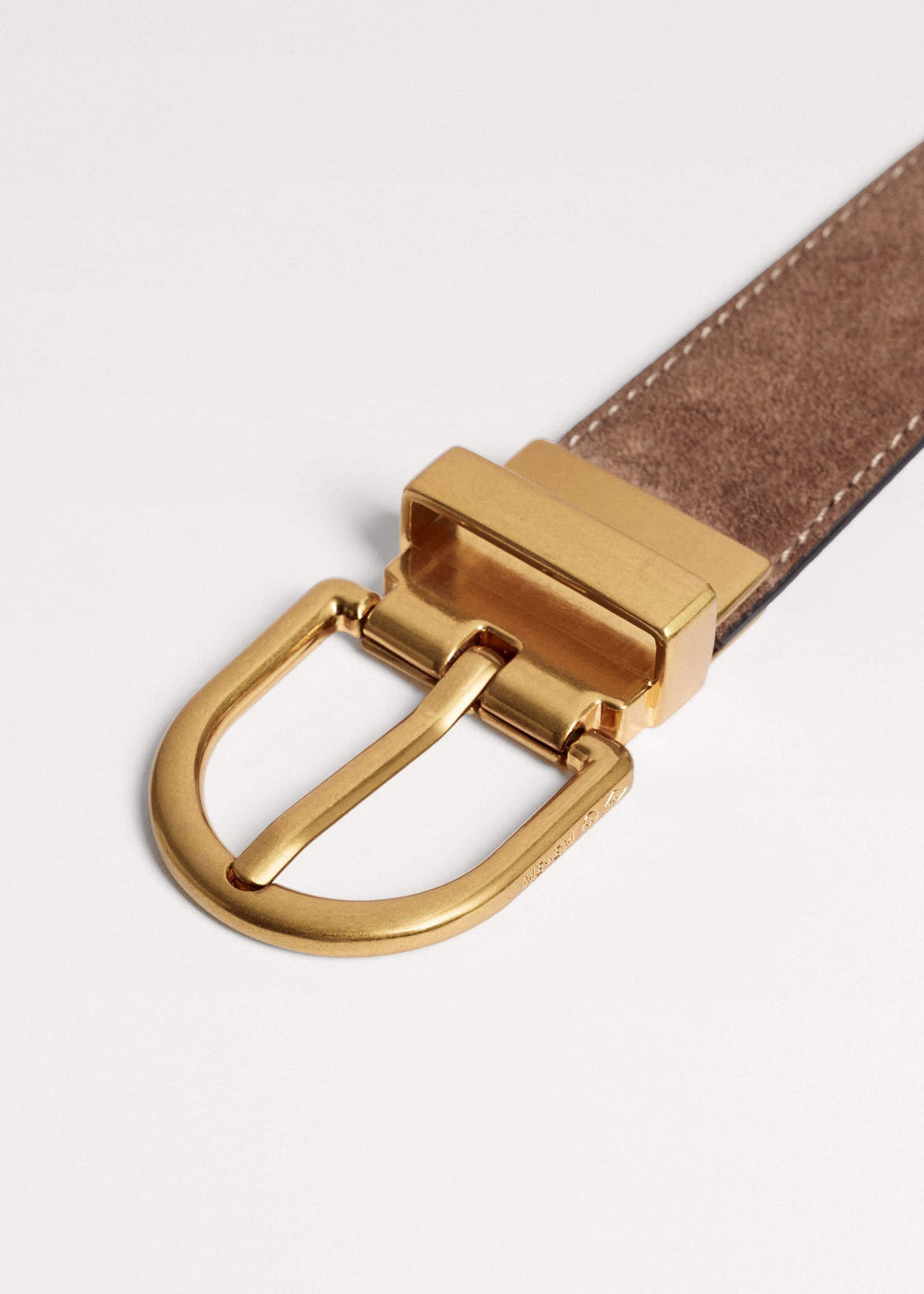 Brown Classic Round Reversible Belt
