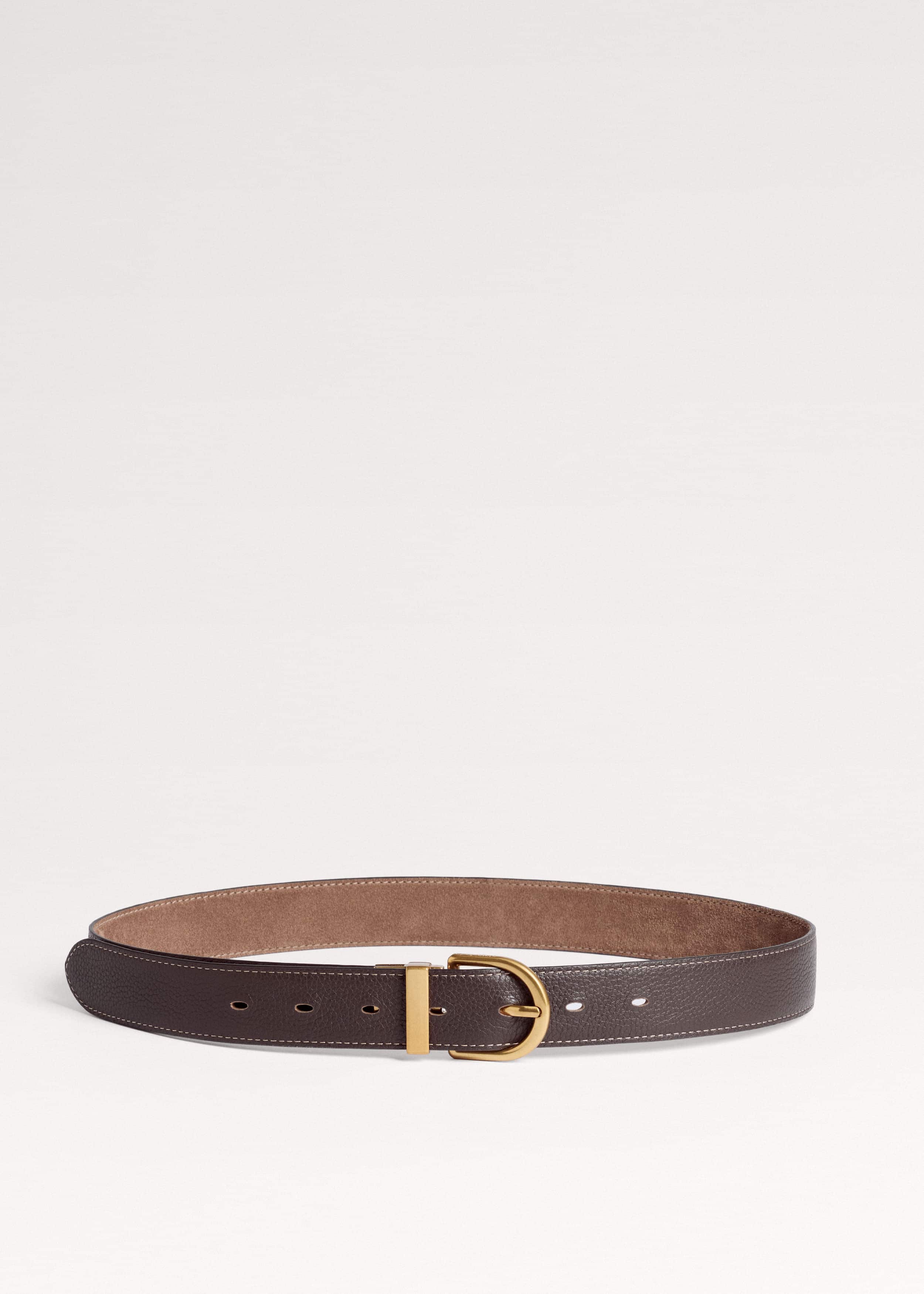 Brown Classic Round Reversible Belt
