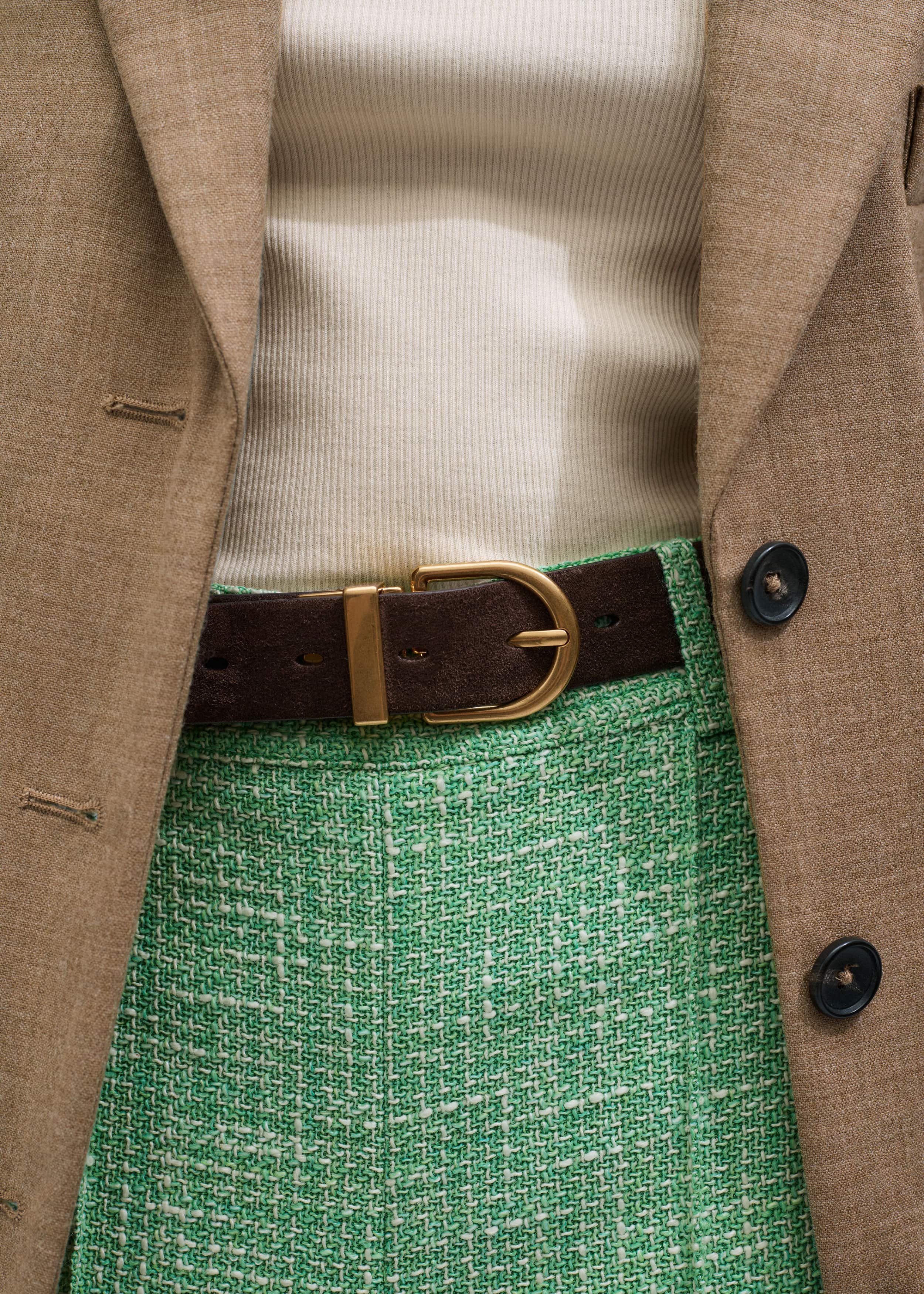 Chocolate + Tan Reversible Belt
