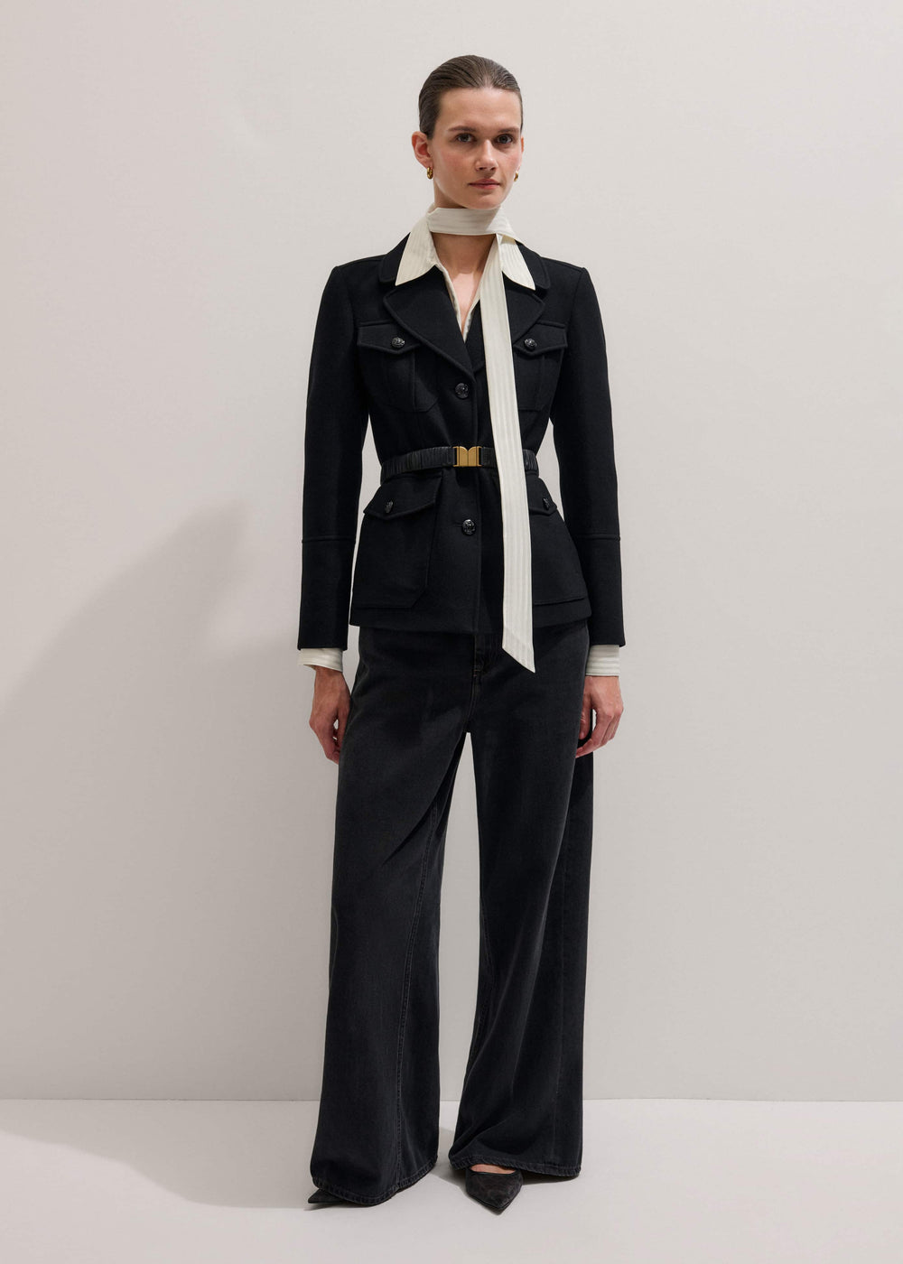 Black Elasticated Belt