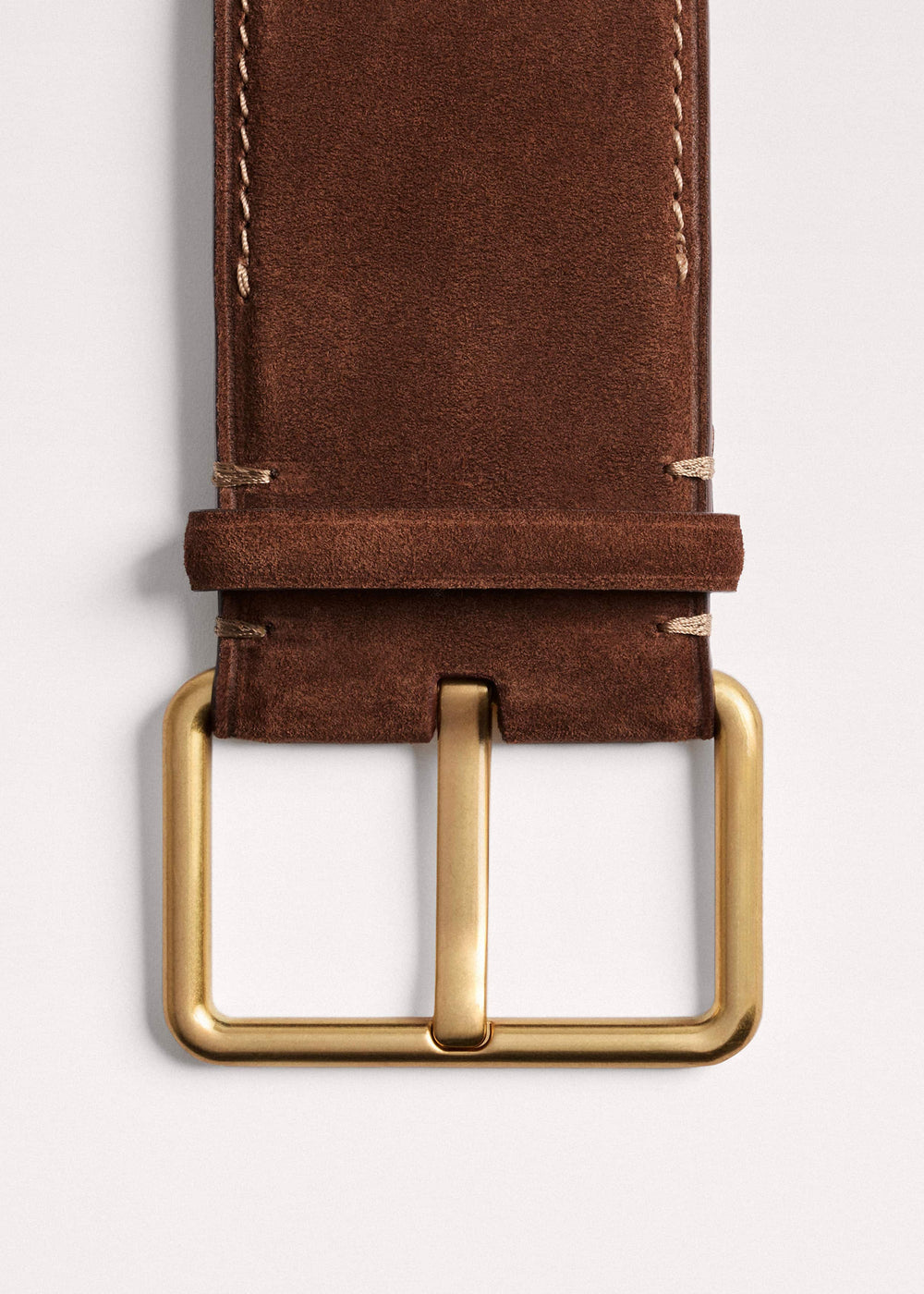 Brown Extra Wide Waisted Belt