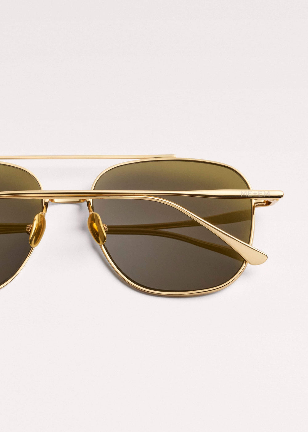 Olive Aviator Sunglasses