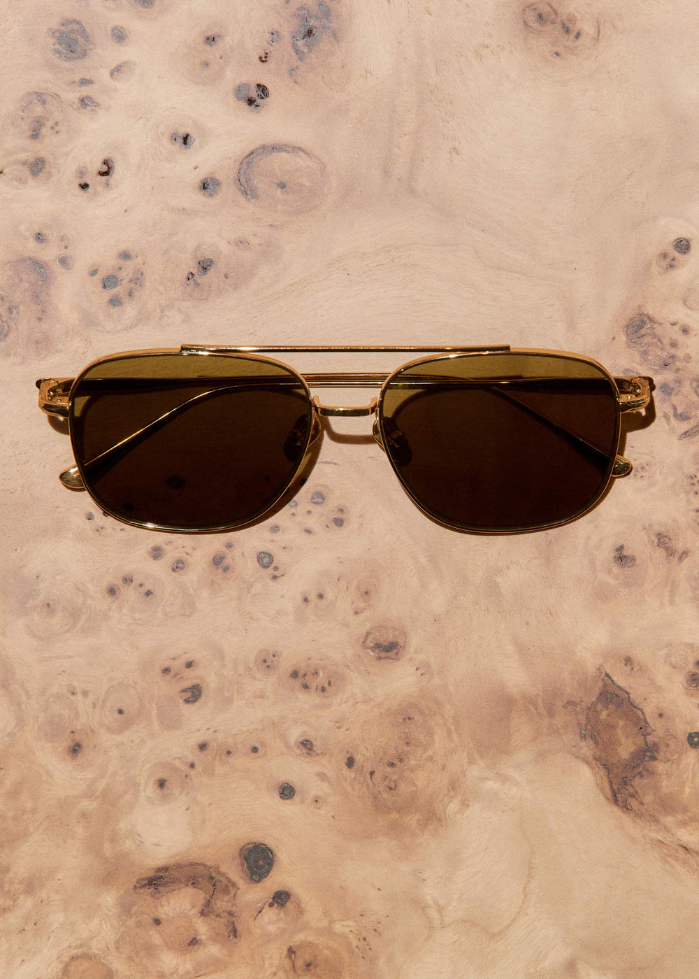 Olive Aviator Sunglasses