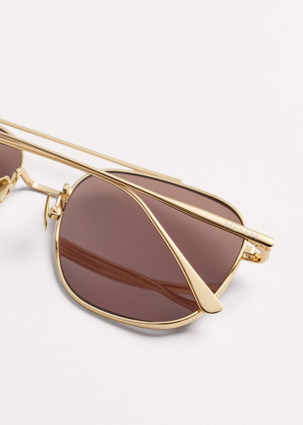 Chocolate Brown Aviator Sunglasses
