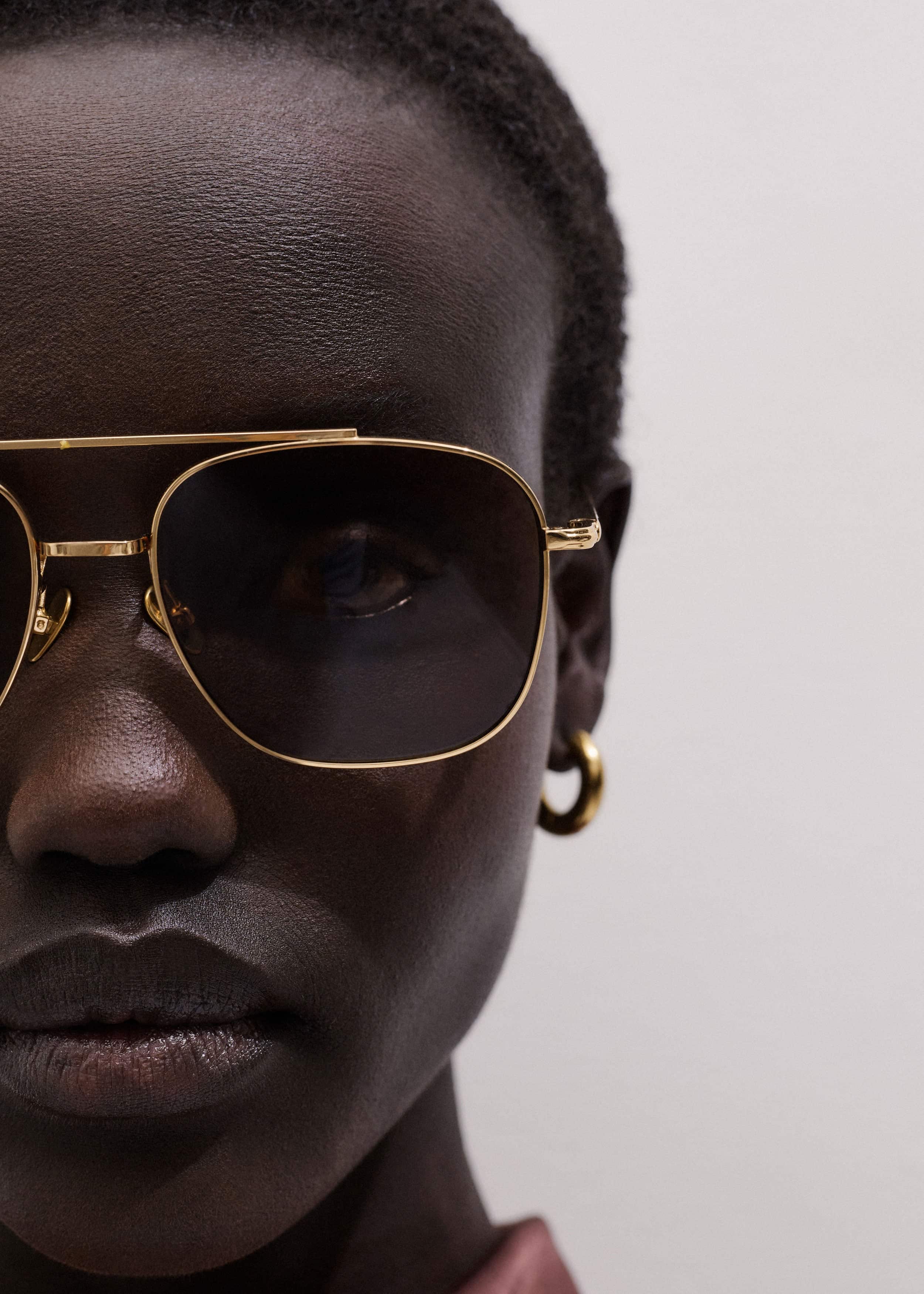 Chocolate Brown Aviator Sunglasses