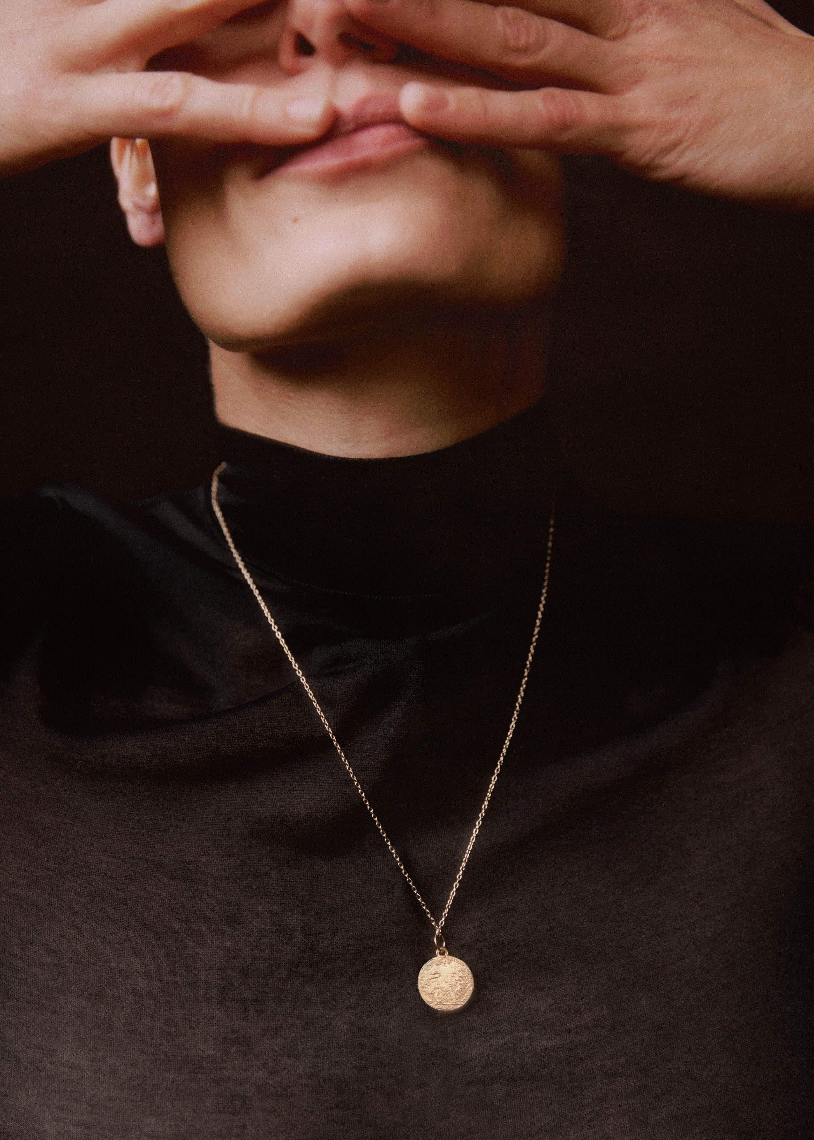 Gold Medium Leone Necklace