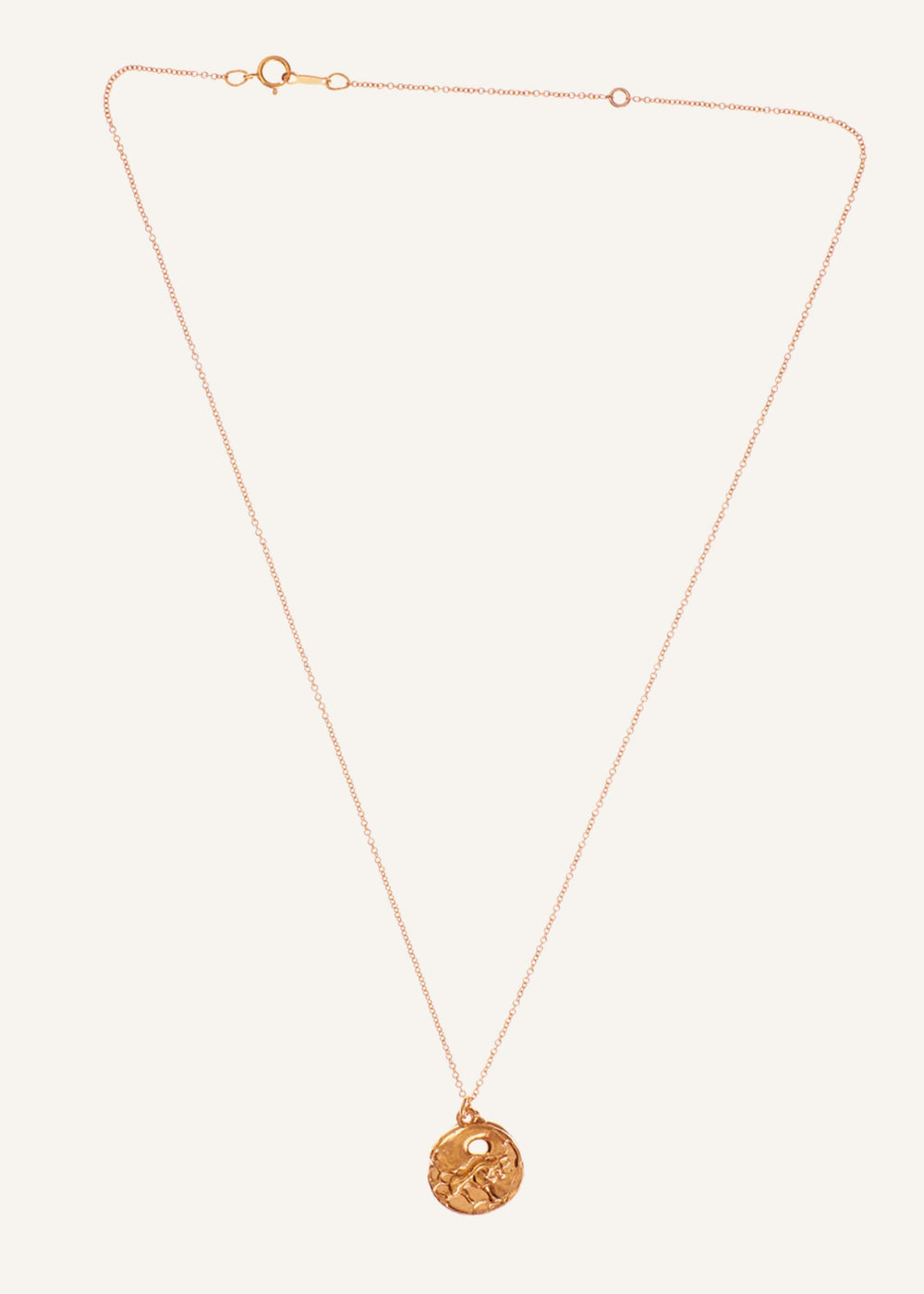 Gold Taurus Necklace