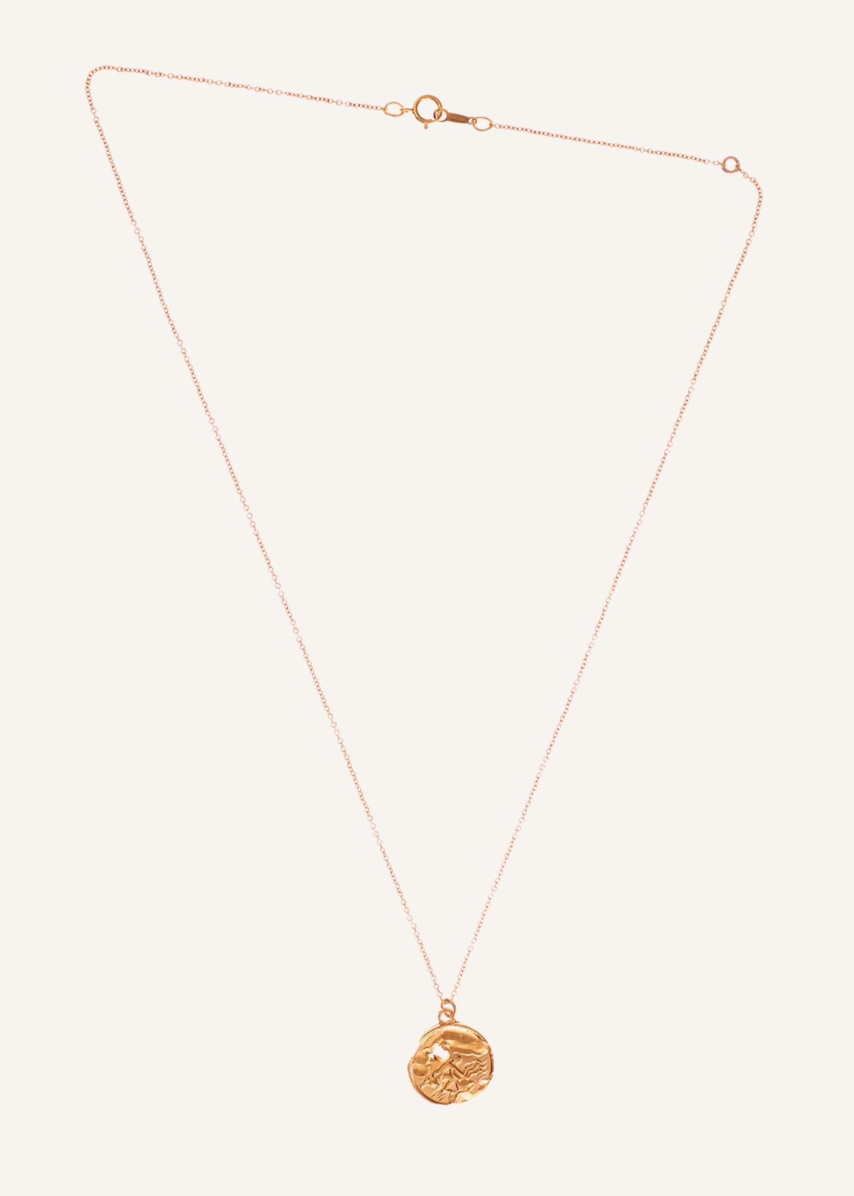 Gold Aquarius Necklace